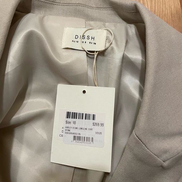 DISSH Harley Stone Longline Coat - Picture 6 of 7